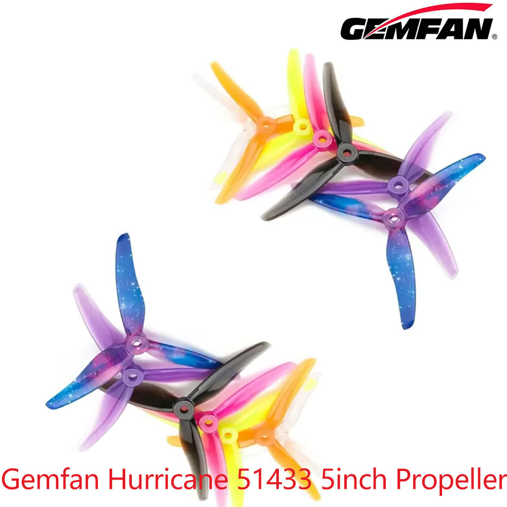 12쌍 Gemfan 허리케인 51433 5인치 5.1X - Drone Propeller 리뷰 및 가격