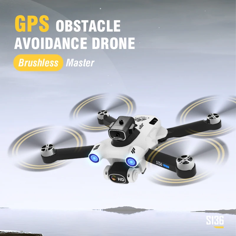 드론 S136 프로 울트라 RC 드론 8K HD 듀얼  - Drone Gps Mount 리뷰 및 가격