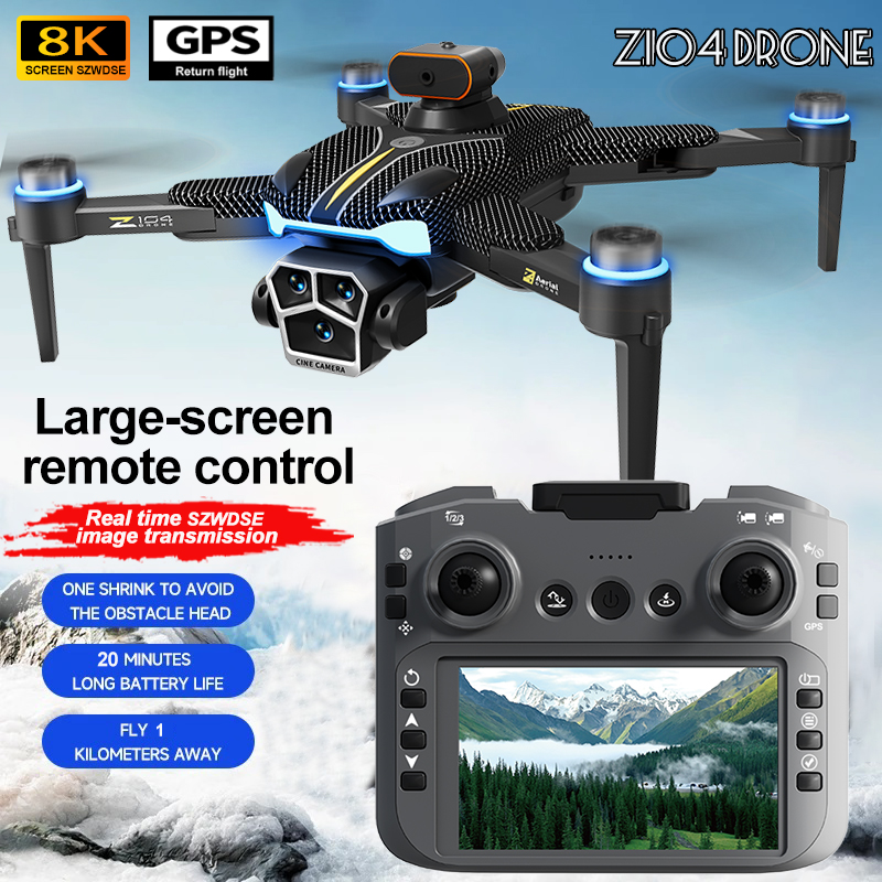 샤오미 Z104 GPS 위치 추적 드론 8K HD 항공 - Drone Gps Mount 리뷰 및 가격