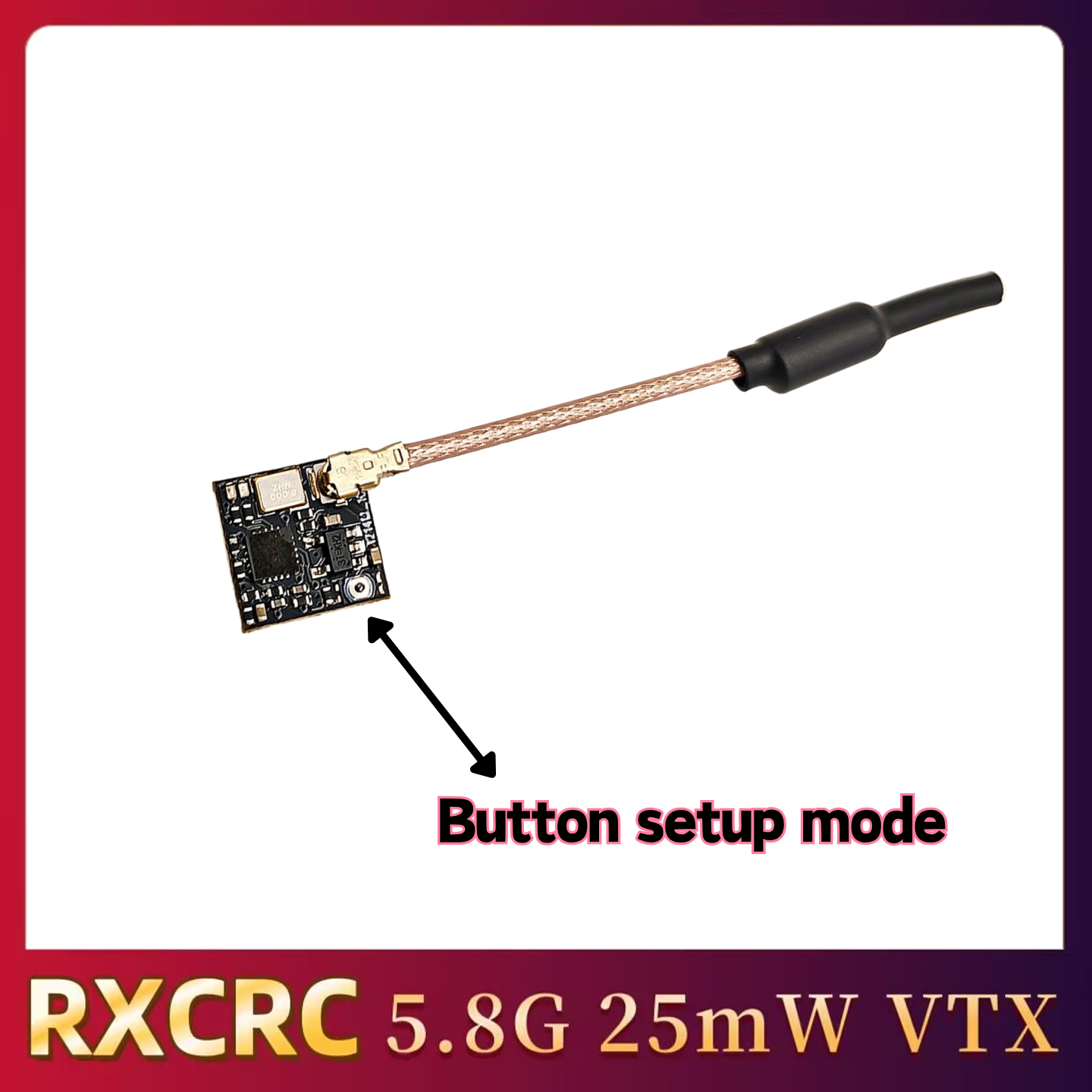 RXCRC 5.8GHz 48채널 FPV 25mW 아날로 - Drone Frame 리뷰 및 가격