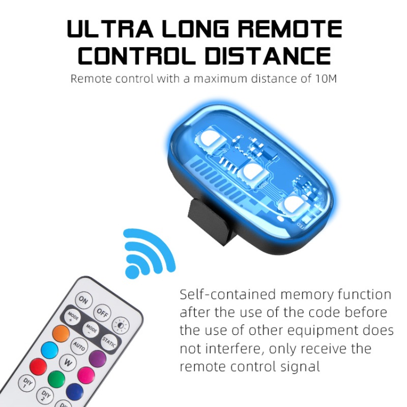 드론 오토바이 RGB LED 스트로브 라이트, 리모컨  - Drone Led Light 리뷰 및 가격